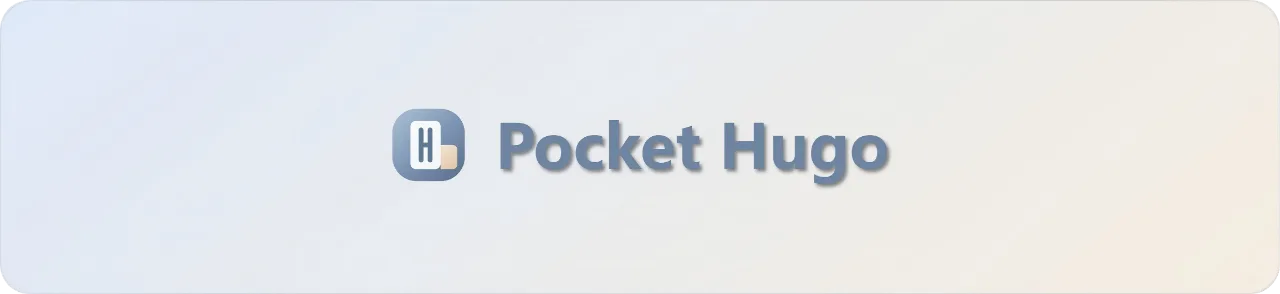 PocketHugo: To Stop Using IDE Tools on My Phone for Blogging, I Built a Hugo Publishing Tool