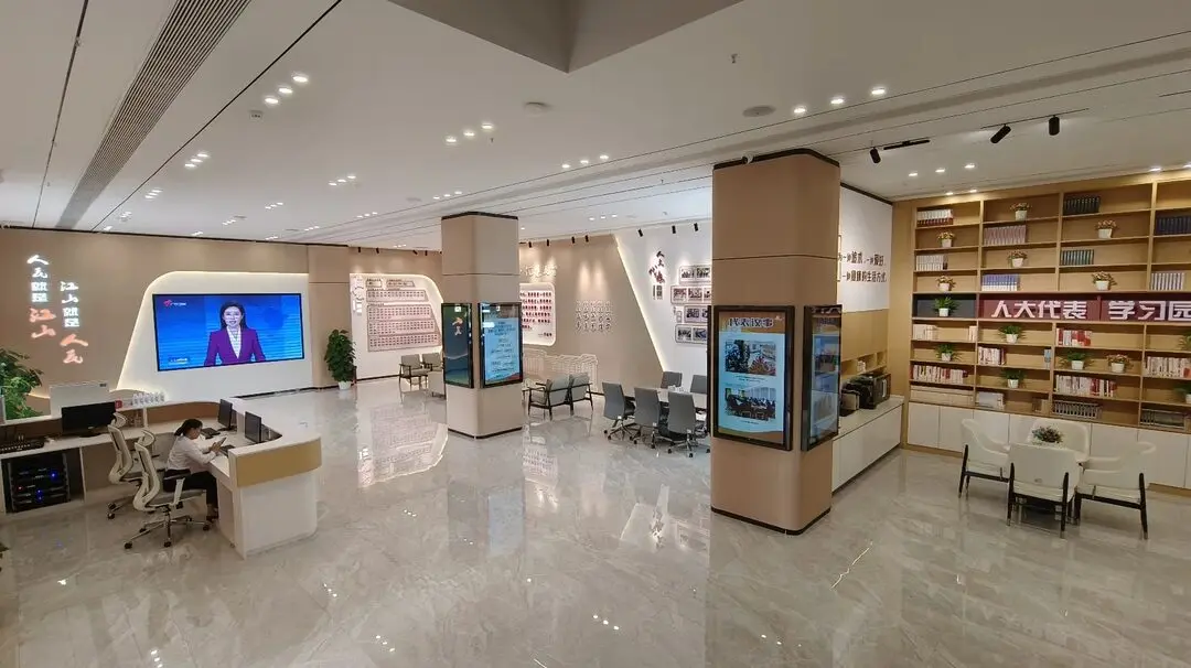 参观江门法治设施情况